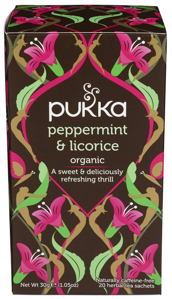 Pukka Peppermint & Licorice Tea 20 teposer