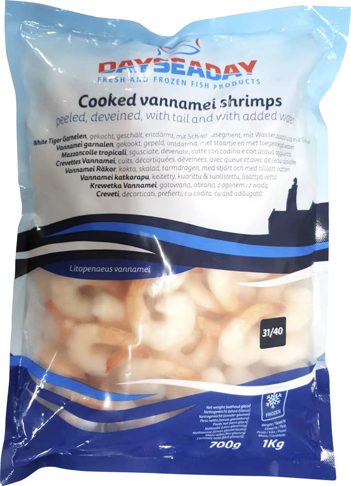 Day Sea Day Scampi 31/40 Kokt uten skall, med hale