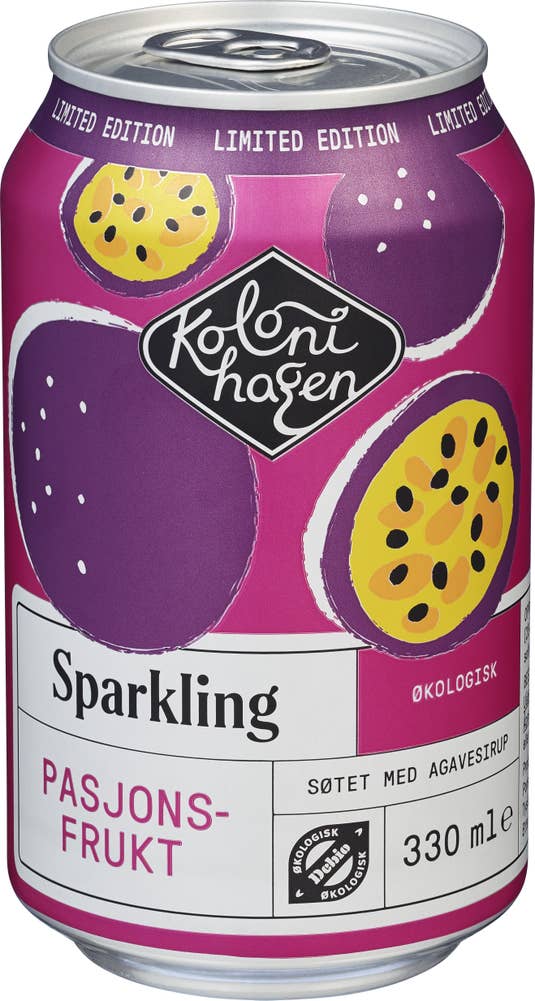 Kolonihagen Økologisk Sparkling pasjonsfrukt
