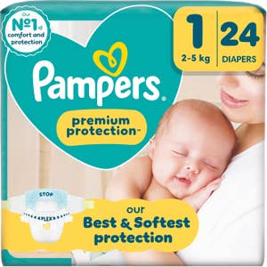 Pampers Bleie Premium Protection New Baby Str. 1, 2-5 kg