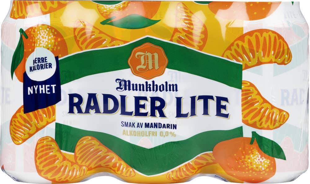 Munkholm Radler Lite Mandarin 6x0,33 l