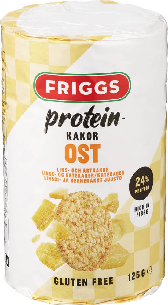 Glutenfrie proteinkaker med ostesmak 125 g