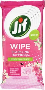 Jif total sparkling happiness wipes