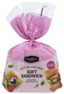 Mesterbakeren Soft Sandwich 10pk