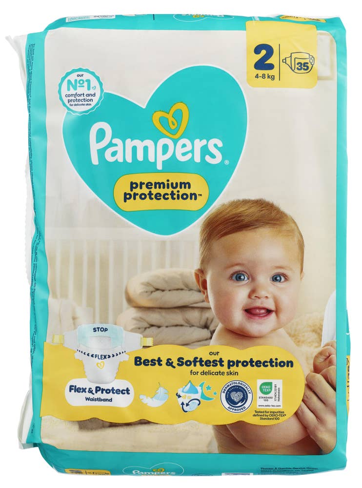 Pampers Bleie Premium Protection New Baby Str. 2, 4-8 kg