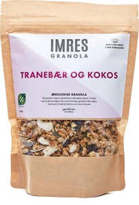 Imres Granola Økologisk Tranebær og Kokosgranola