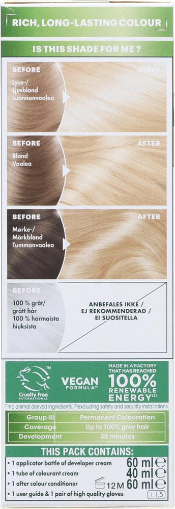 Garnier Nutrisse Extra lys blond 10