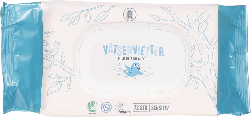 R Våtservietter baby