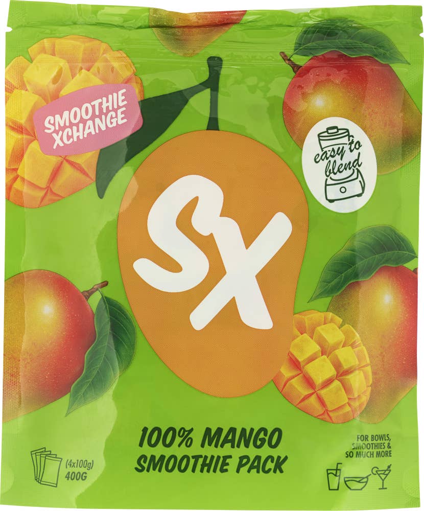 Smoothie Xchange 100% Mango Smoothie pack