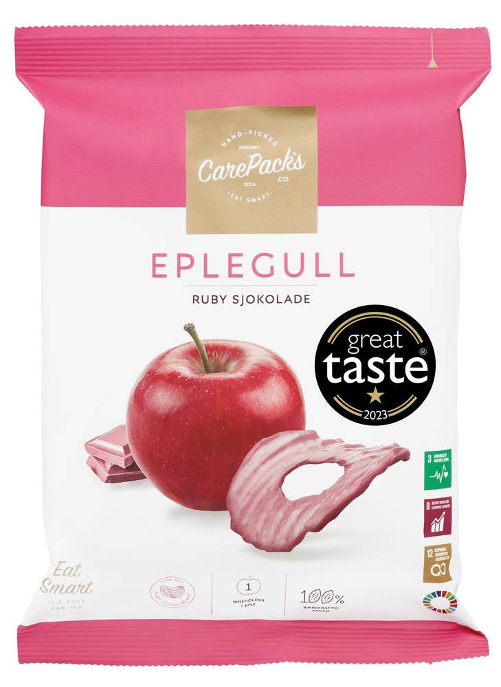 Carepacks Eplegull Ruby Sjokolade