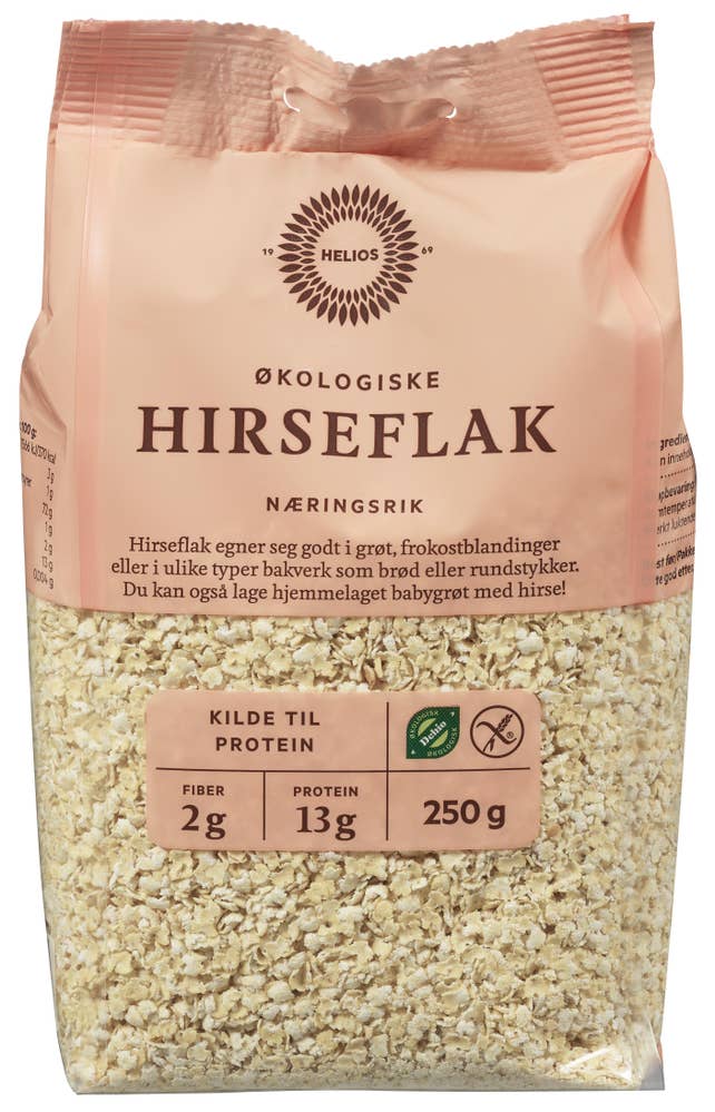 Helios Hirseflak Økologisk