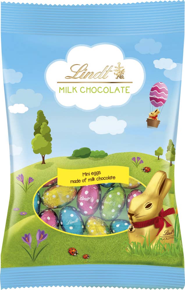 Lindt GOLD BUNNY Miniegg melkesjokolade