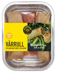 Waldemars Vårrul med kylling og sweet chilisaus 2stk