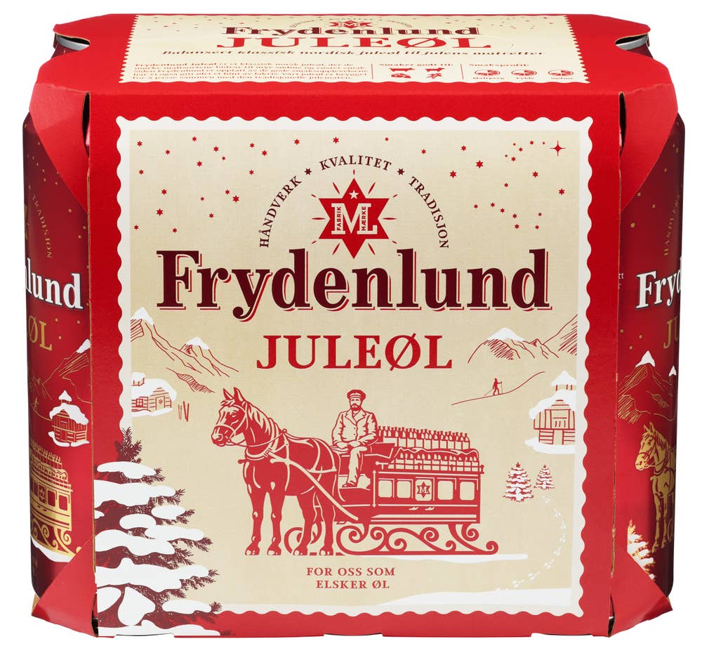 Juleøl 6 x 0,5L