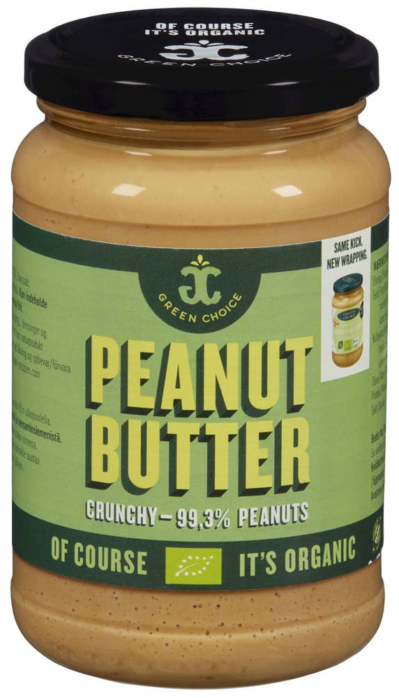 Green Choice Peanøttsmør Crunchy Økologisk
