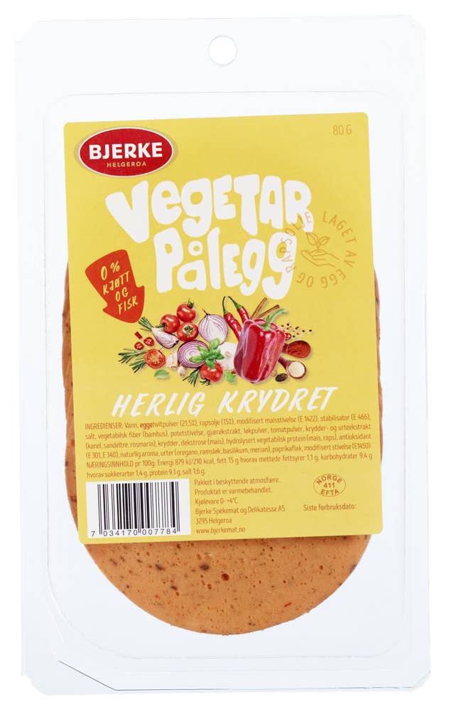 Vegetarpålegg Herlig Krydret 80 g
