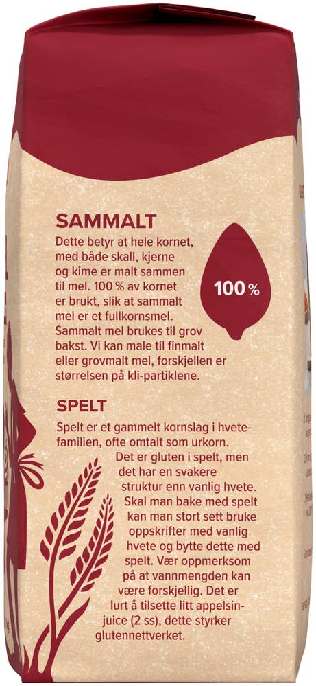 Møllerens Sammalt speltmel