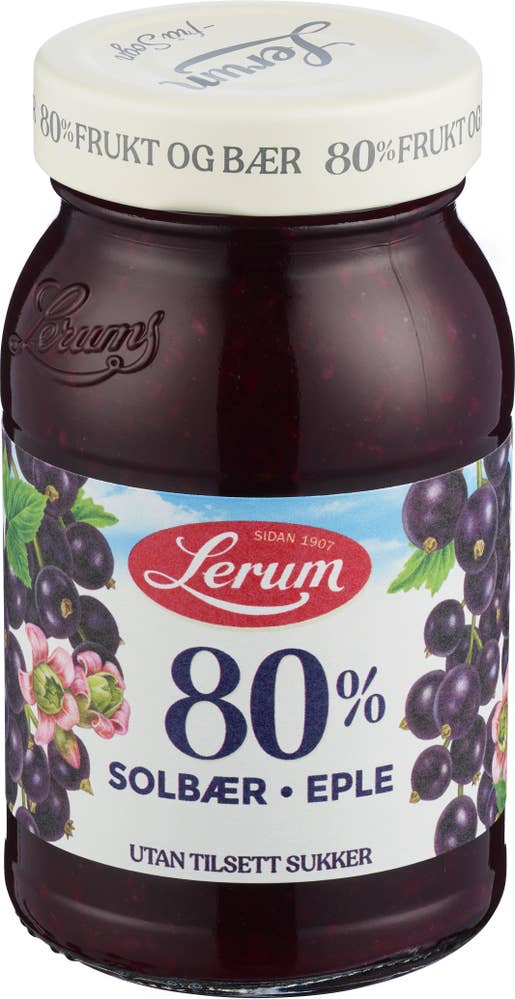 Lerum Syltetøy solbær og eple