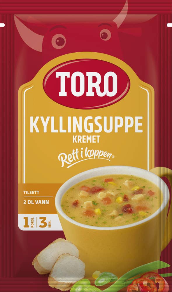 TORO Rik Kremet kyllingsuppe Rett i koppen