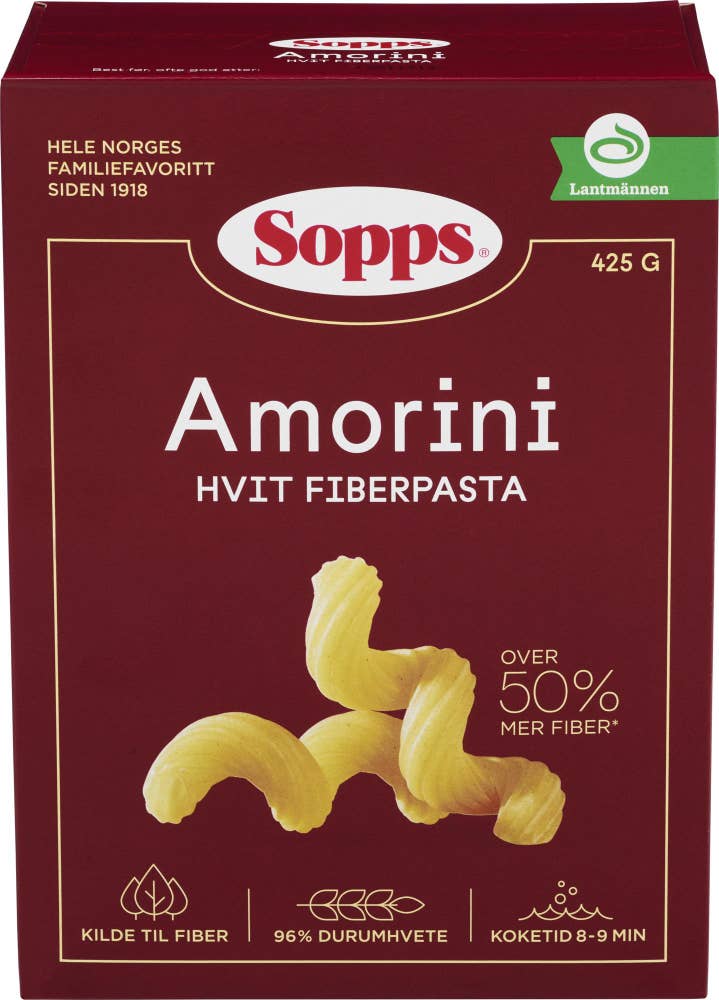 Amorini fiberpasta 425 g