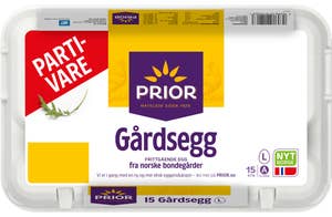 Prior Egg Gårdsegg Frittgående Partivare, Str L