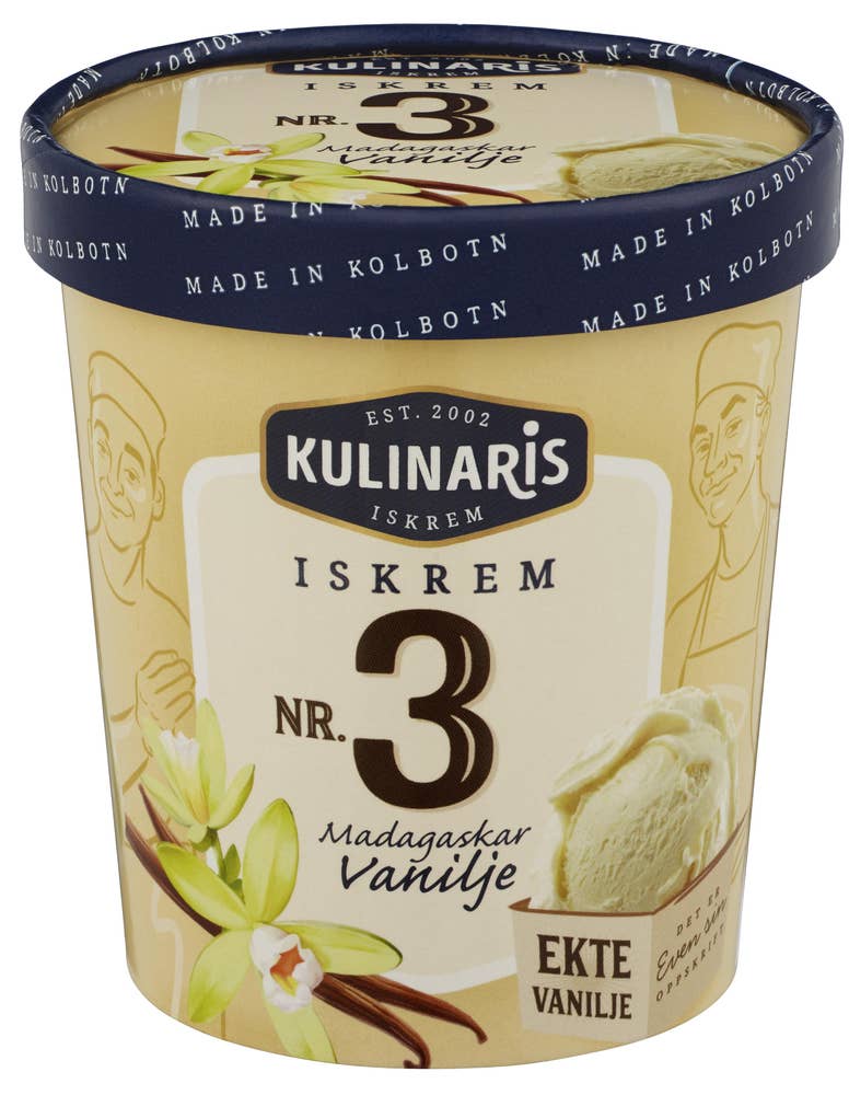 Kulinaris Nr. 3 vaniljeiskrem