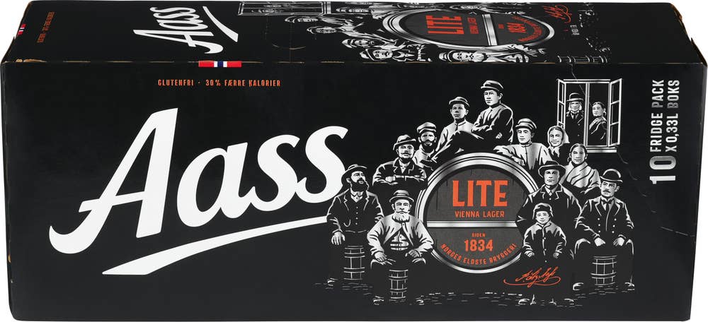 Aass Bryggeri Aass Lite fridgepack 10 x 0,33L