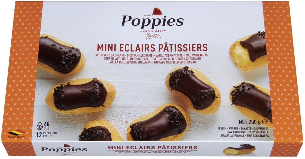 Mini-eclair 8 stk, 200 g