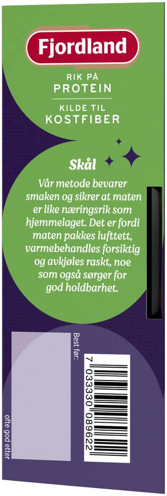 Fjordland Proteinbowl Taco med kjøttdeig, ris og grønnsaker