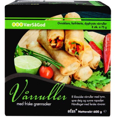 Øfas Vårruller med Grønnsaker