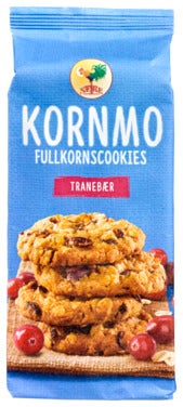 Sætre Kornmo Fullkornscookie Tranbær