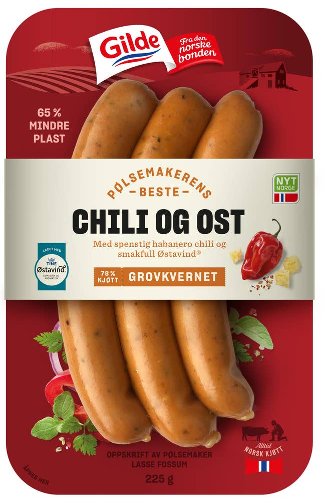 Gilde Chili Og Ostepølse