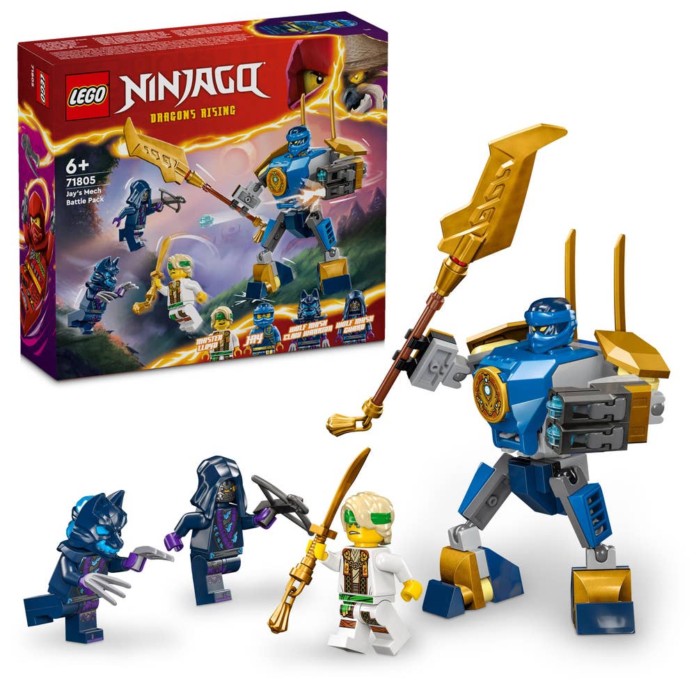 Sprell LEGO® Ninjago Jays stridspakke med robot