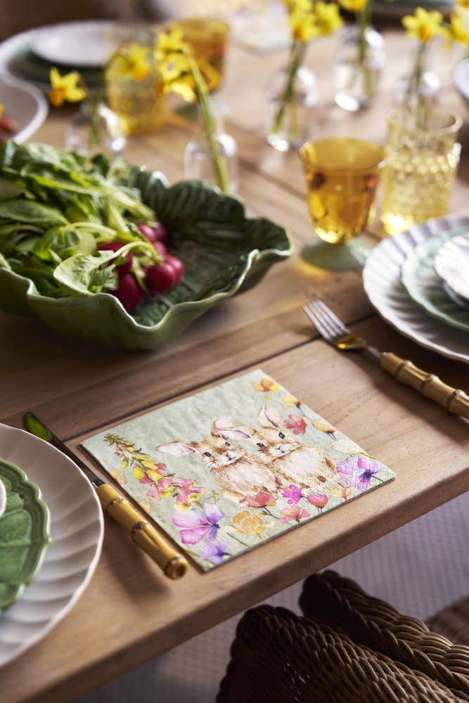 Serviett Floral friend 3 lag, 33 cm, 20 stk