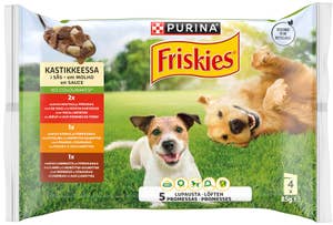 Purina Våtfôr til hund Biter i saus, 4 x 85g