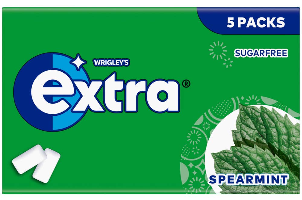 Extra Spearmint Sukkerfri 5 stk