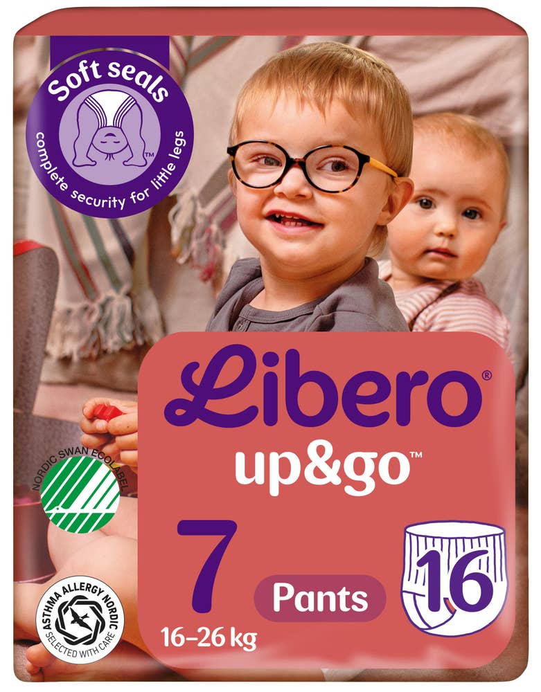 Libero Up & Go buksebleie Str. 7, 16-26kg