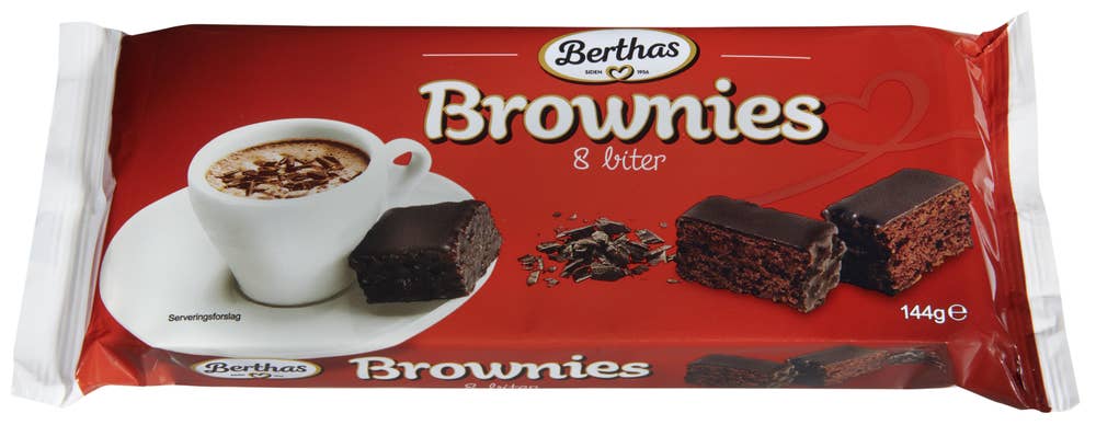 BERTHAS Brownies 8 biter