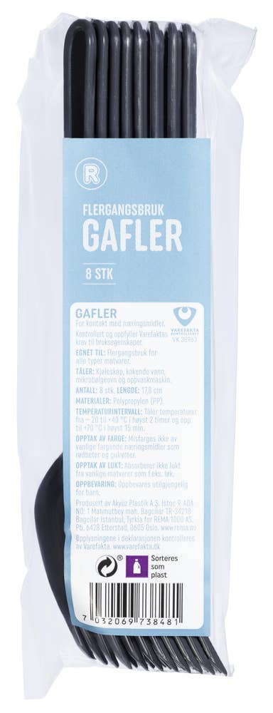 R Gafler til flergangsbruk