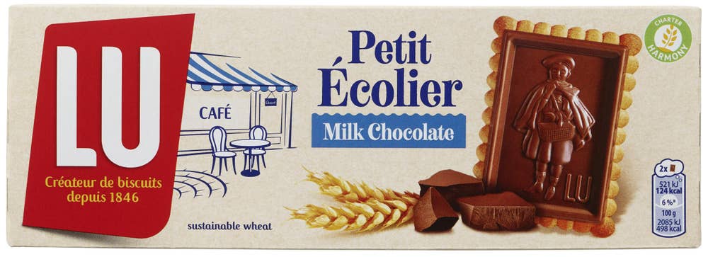 LU Kjeks Petit Écolier Milk Med melkesjokolade