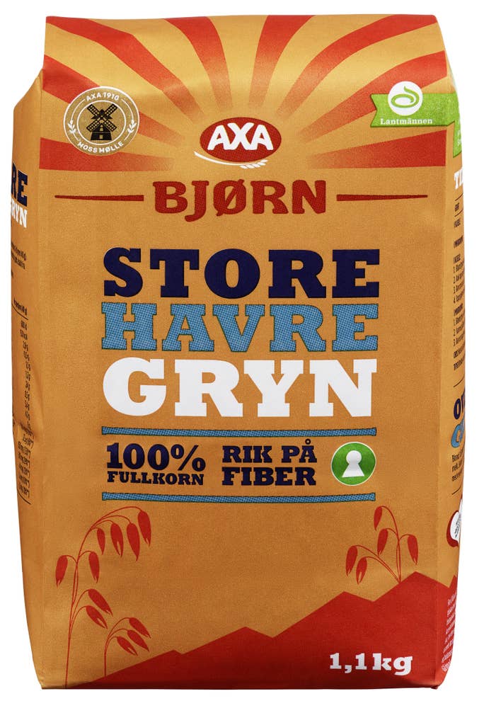 Axa Bjørn Havregryn Store