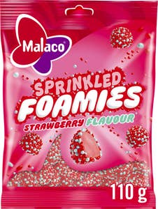 Sprinkled foamies strawberry