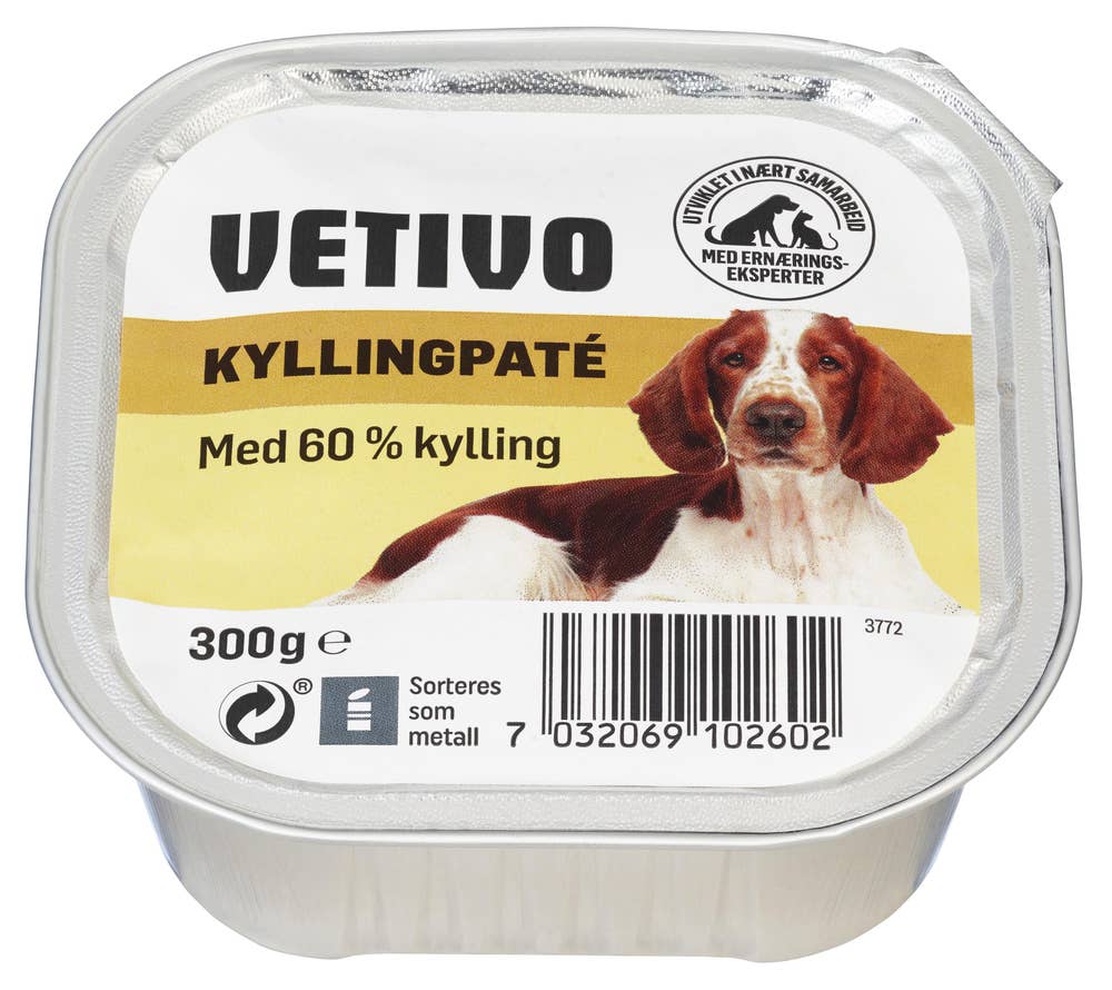 Vetivo Hundepaté med kylling