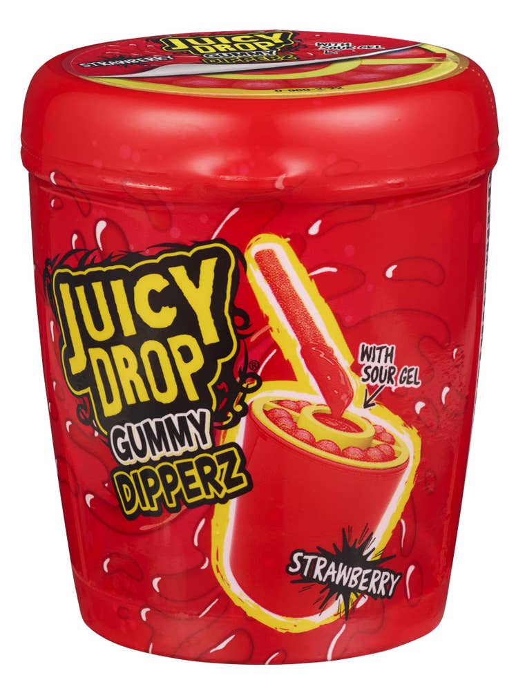 Bazooka Juicy Drop Gummy Dipperz Jordbær