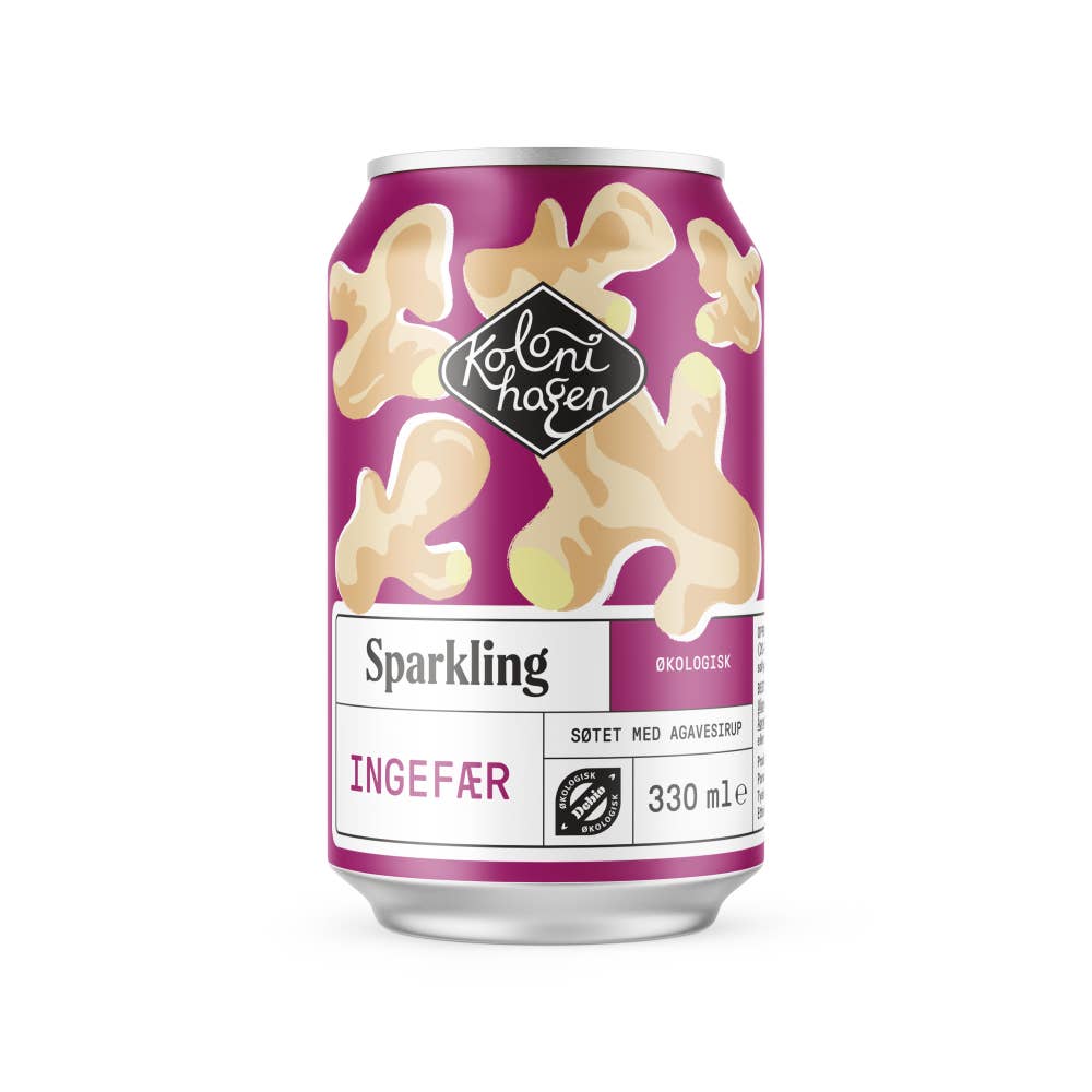 Kolonihagen Sparkling Ingefær Økologisk