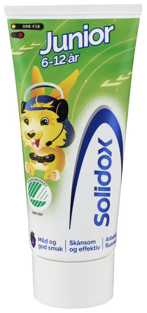 Solidox Junior tannkrem Fra 6-12år