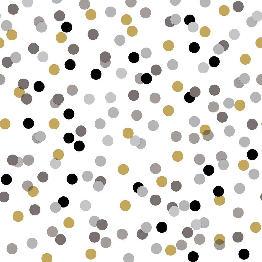 Duni Servietter Dream Dots Black 3 lag, 33x33cm