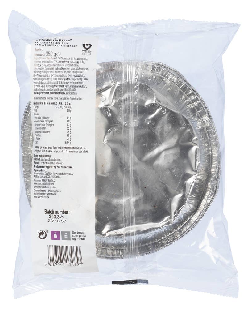 Mesterbakeren Brioche med vaniljekrem