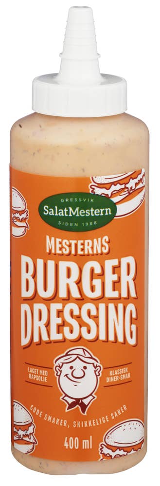 Salatmestern Hamburgerdressing