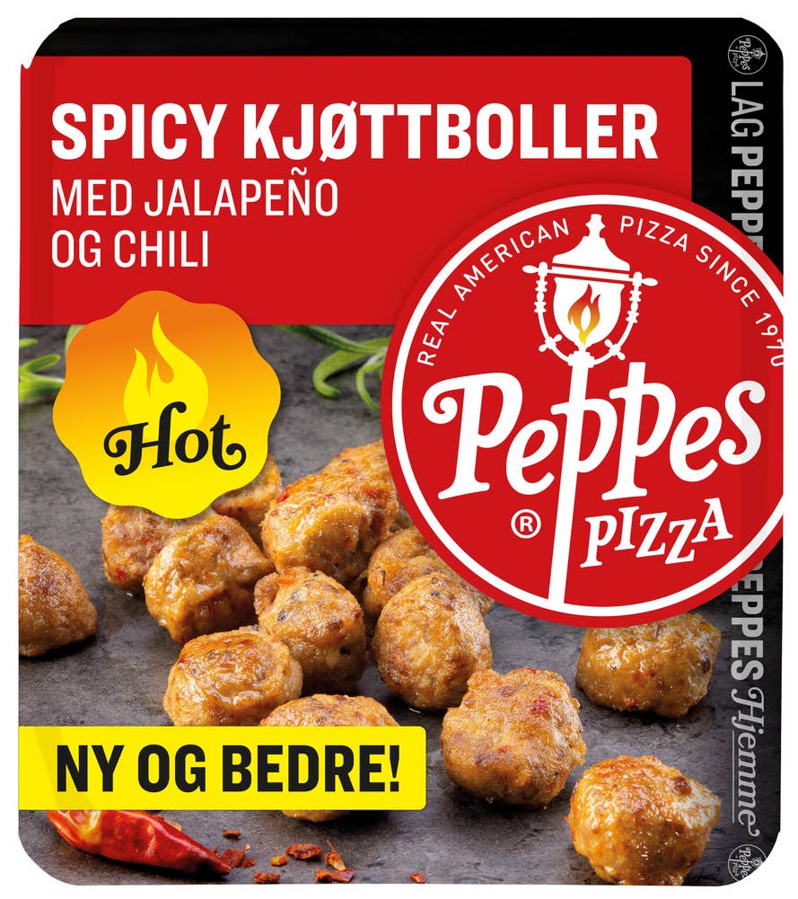 Peppes Spicy kjøttboller med jalapeño og chili